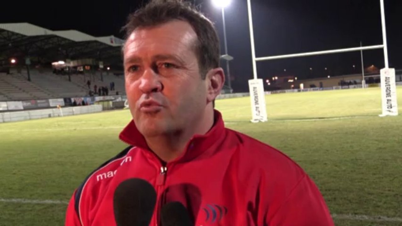 15° journée ProD2 Aurillac ASBH - réaction Christophe Hamacek