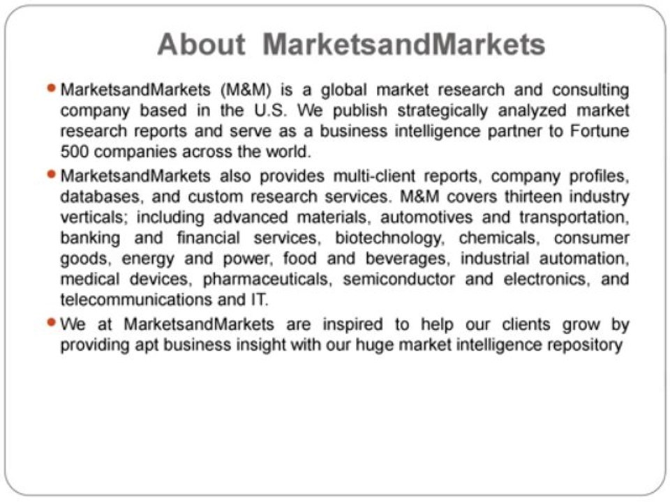 Global 1, 4- Butanediol Market worth $7.5 Billion by 2017