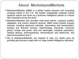 Global 1, 4- Butanediol Market worth $7.5 Billion by 2017