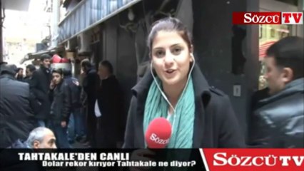 "Sözcü TV Tahtakale'nin nabızını tuttu"