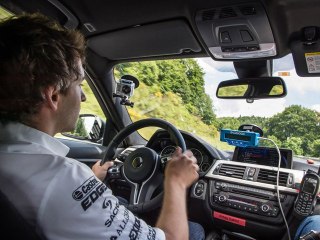 Dans la nouvelle BMW M3 sur le Nürburgring