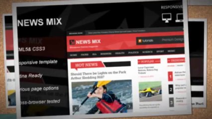Newsmix Responsive Magazine WordPress Theme Download