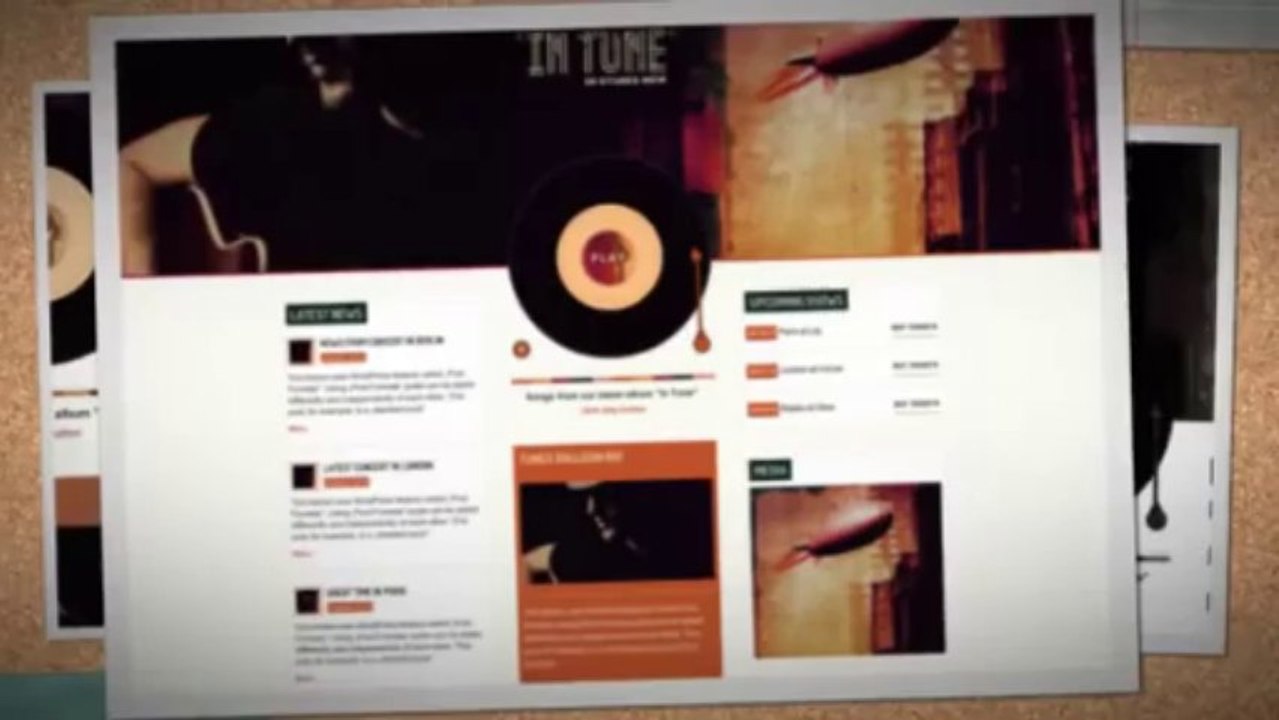Tuned Balloon Music WordPress Theme Download