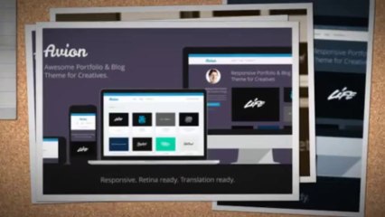 Avion Awesome Portfolio Theme for Creatives Download