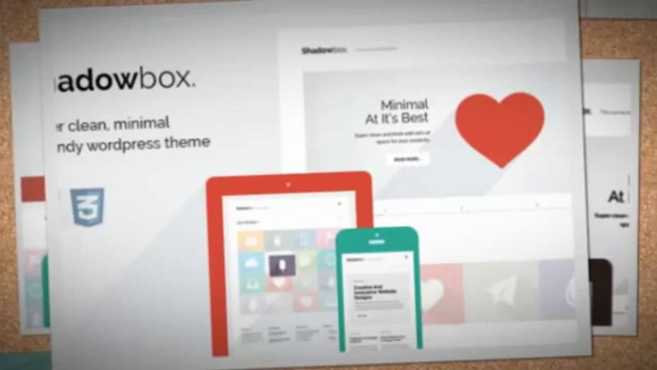 ShadowBox WP Super Minimal WordPress Theme Download