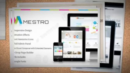 Mestro Animated Multipurpose Wordpress Theme Download