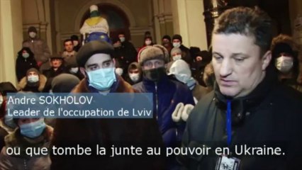 La contestation gagne l'ouest de l'Ukraine