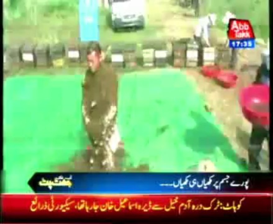 Chinese man play with thousands of bees