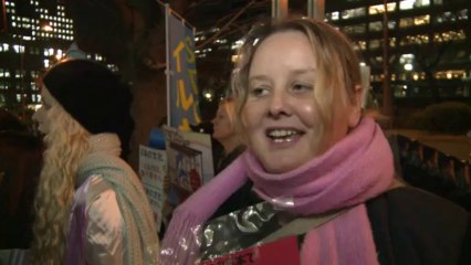 Activists rally in Tokyo against dolphin hunting in Japan