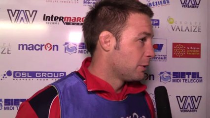 Romain Carmignani - point presse 17° Journée Pro D2 Béziers - Auch