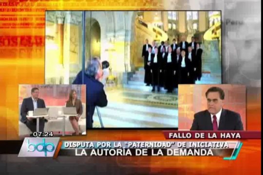 Gonzales Posada: De no cumplirse fallo intervendrá Consejo de Seguridad de la ONU