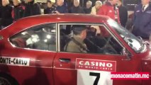 Le départ du Rallye de Monte-Carlo historique