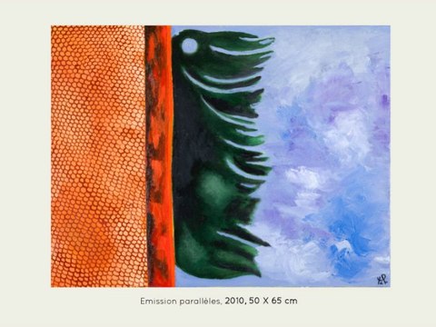 Yann de Portzamparc. 2009-2010. Créativité harmonie plastique. Acrylique sur toile