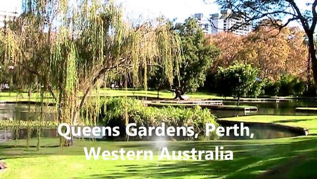 Beautiful and Historical Queens Gardens, Heart of Perth City - Perth Western Australia Holidays