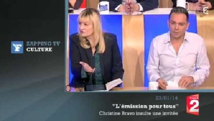 Zapping TV : Christine Bravo insulte une invitée de "L’émission pour tous"