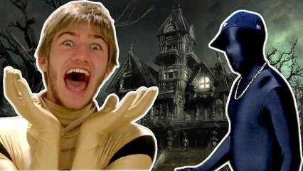 TRAPPED IN A HAUNTED HOUSE!