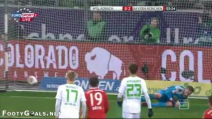 All Goals - Monchengladbach 0-2 Bayern Munich 24.01.14