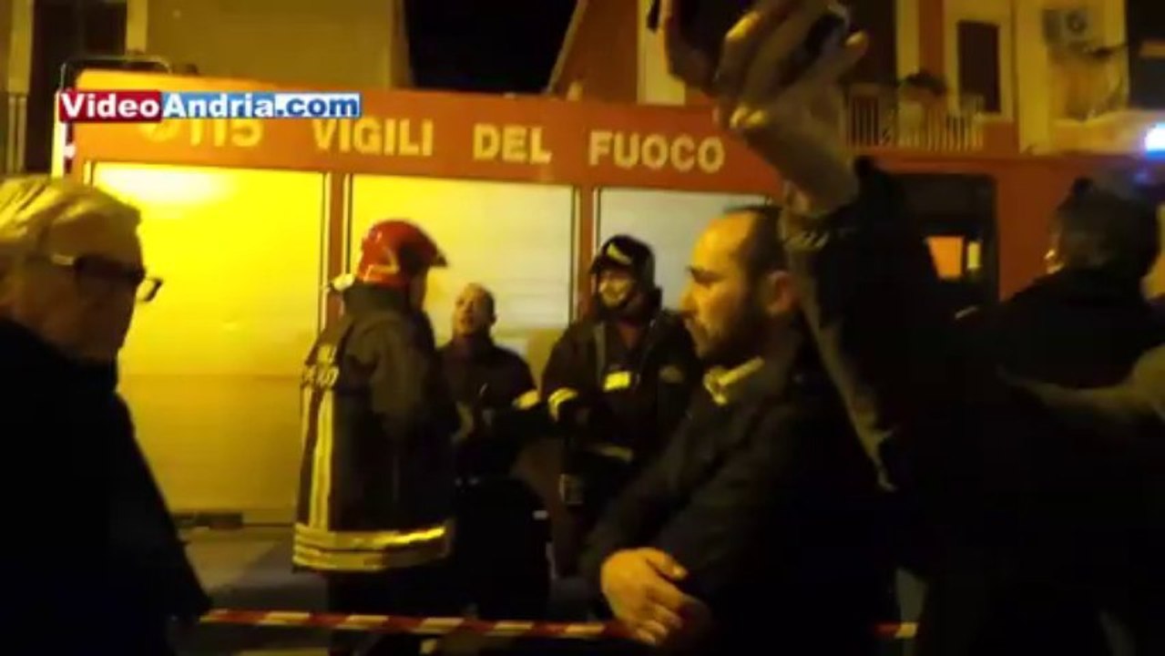 Andria: esplode bombola del gas, crolla palazzina in Via Teresita (nei pressi di Via Ferrucci)