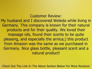 Weleda Body Care - Arnica Massage Oil 3.4 oz Review