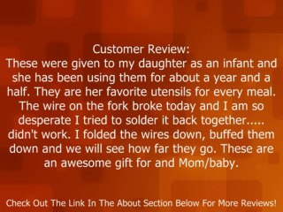 Mud Pie Baby Princess "Baby Girl" Spoon and Fork Set Review