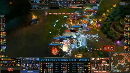 LCS EU Week2 Day 2 FNC vs SHC
