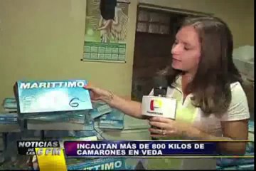 Noticias de las 6: incautan casi una tonelada de camarones en veda en VMT (1/2)