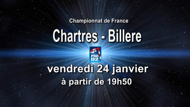 Chartres Metropole 25 / Billere HB Pau Pyrénées - handball ProD2