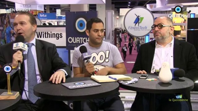 La quotidienne du CES S01E05 : Jour 4 : Patrick CHARDIN (LG), Christophe CHANCENEST (Haier), Cédric HUTSCHINGS (Withings) et Rafi HALADJIAN (Sen.se)