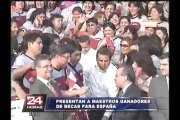 Ollanta Humala despide a docentes becados que viajarán a capacitación en España