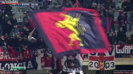 Fiorentina 1-2 Genoa - Luca Antonini Goal 34'