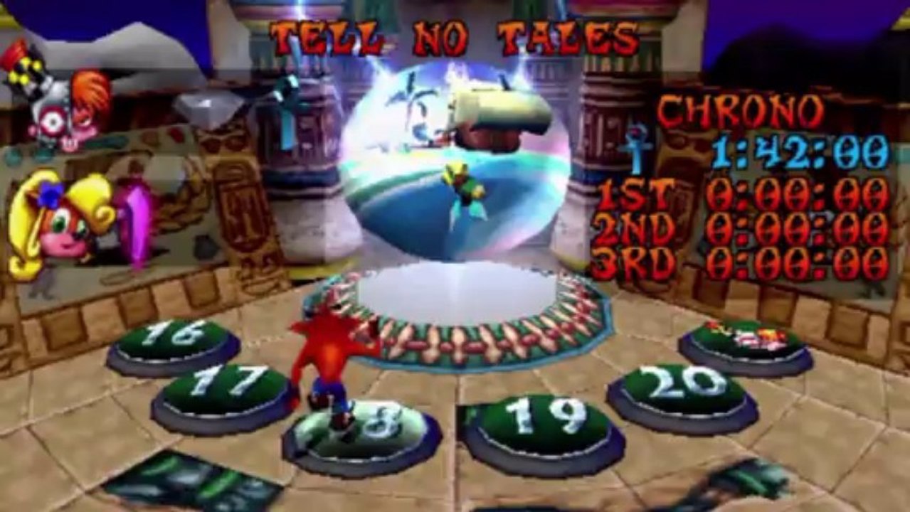 Crash Bandicoot 3 : Warped - Episode #14 : "Les Contre-la-montre de la 4ème zone-temps."