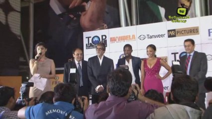 Amitabh Bachchan at Press Conference of Film Mandela Long Walk to Freedom