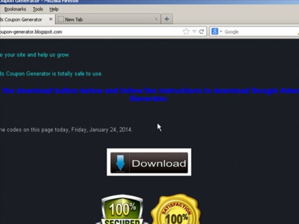 Free Google Adwords Coupon Generator 2014