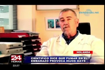 Holanda: científico afirma que fumar en el embarazo causa hijos gays