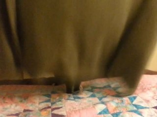 Kitten Helps Make the Bed!