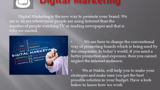 Digital Marketing Services - HAKLU