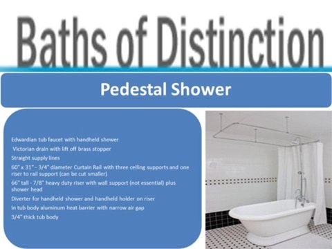 Baths of Distinction Pedestal Tubs