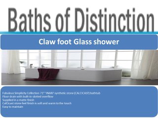 Baths of Distinction Clawfoot Tubs