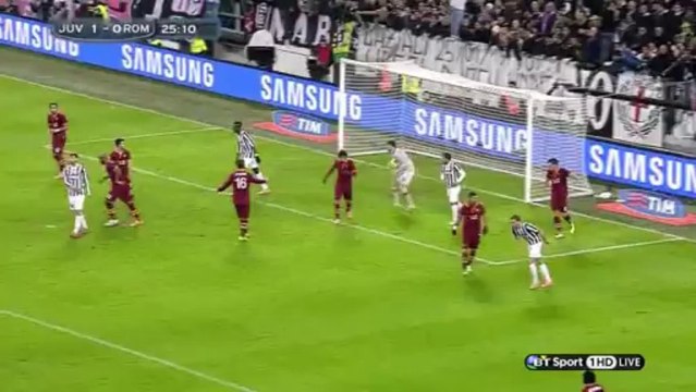 SerieA Juventus-AS Roma 1ere mi-temps