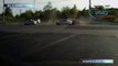 Russian cops are the dumbest cops ever - Crazy car crash