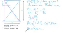 exercice théorème de Thalès et réciproque