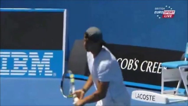 Rafael Nadal Practice at Australian Open 2014, (Jan. 25)