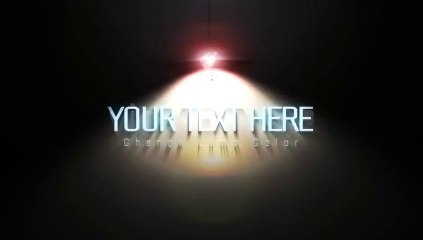 Swinging Lamp Light Reveal - After Effects Template