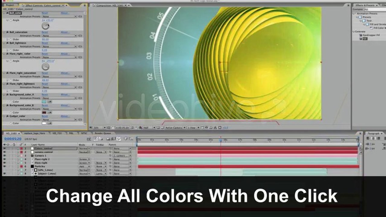 Hi-Tech Logo Reveal - After Effects Template