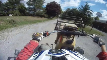 GoPro YTM 200 Three Wheeler Wheelies!