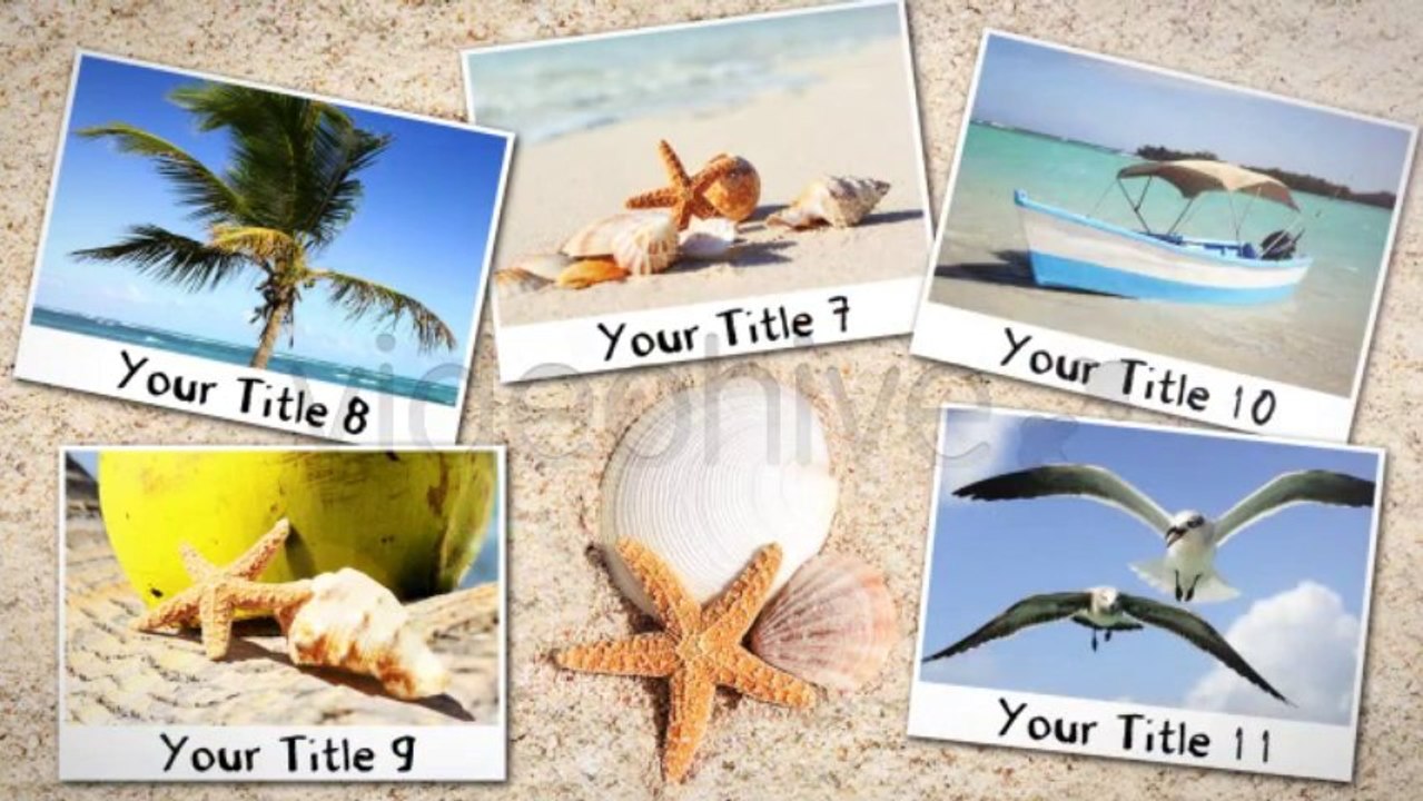 Photo Album Summer Version - After Effects Template