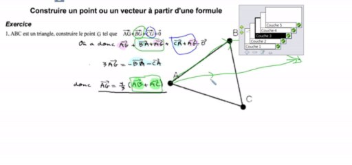 Construire un point à partir d'une formules de vecteurs