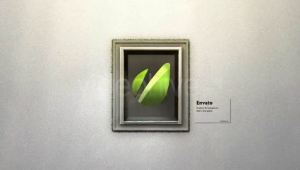 Peaceful Logo Presented Inside A Wall - After Effects Template