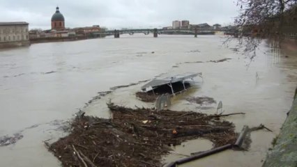 Toulouse sous les eaux ... Samedi 25 Janvier 2014
