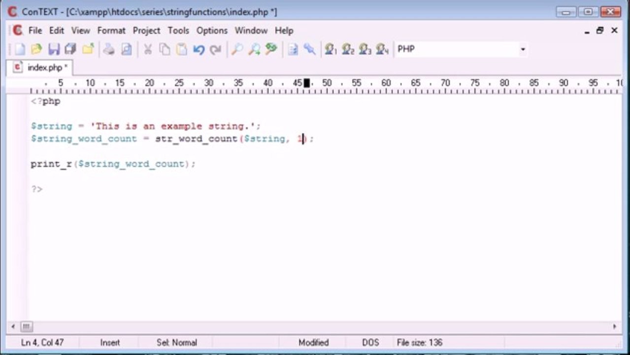 34 - String Functions inside php Part 1 on Gegasoft